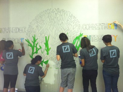 Deutsche Bank Volunteers in Jersey City, NJ