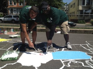 NY Jets Volunteers in East Orange, NJ