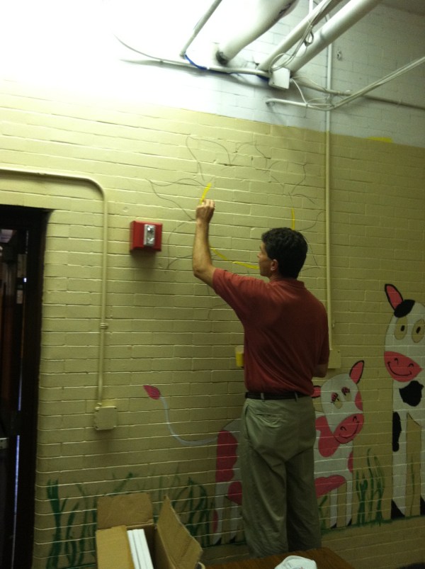 Deutsche Bank volunteer in Jersey City, NJ